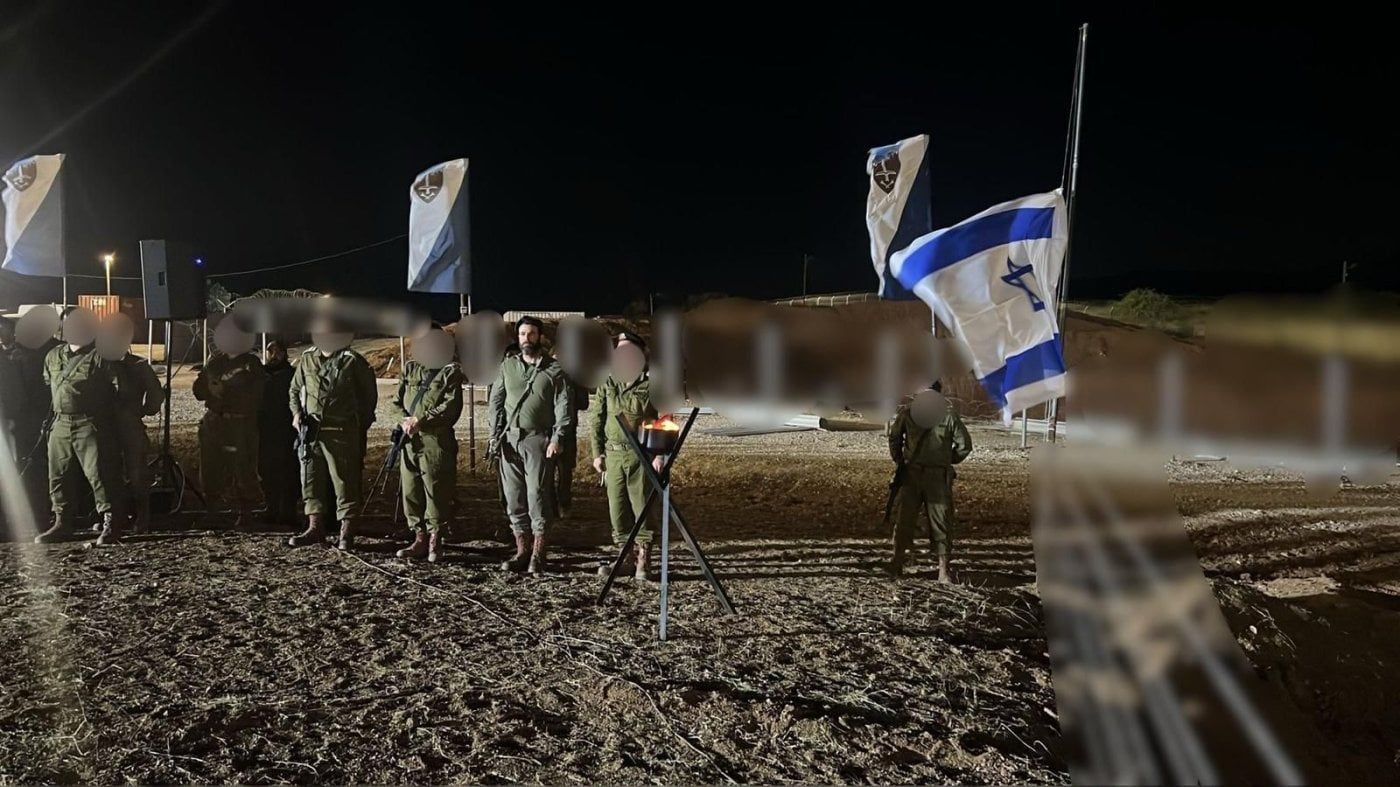 טקס יום הזיכרון בחטיבת החשמונאים