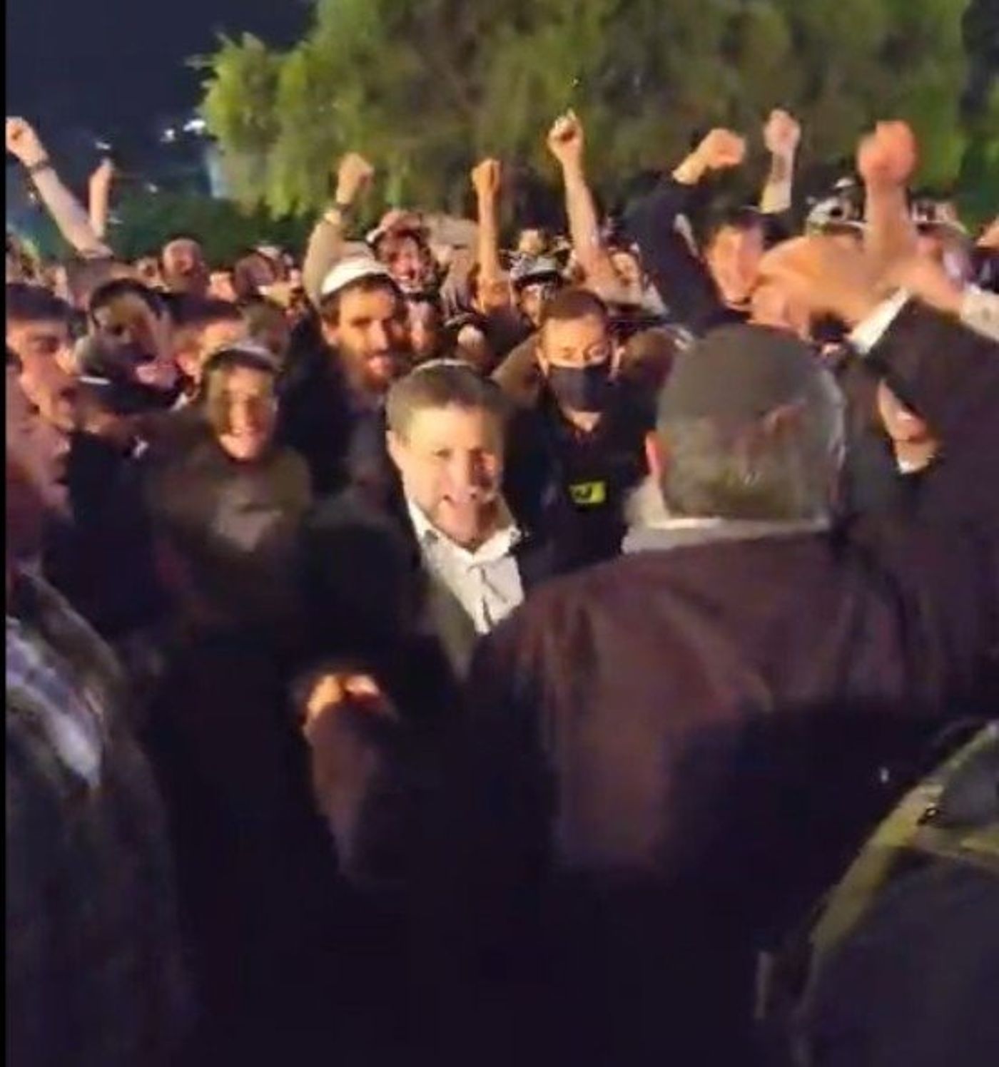 סמוטריץ רוקד בחברון