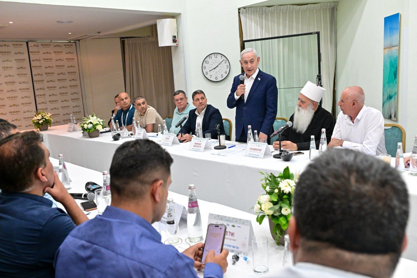 נתניהו בכנס ראשי הרשויות הדרוזיות והצ'רקסיות
