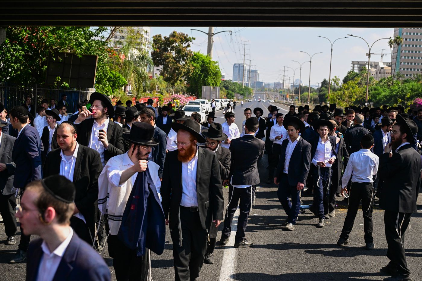 חסימת כביש 4 הבוקר