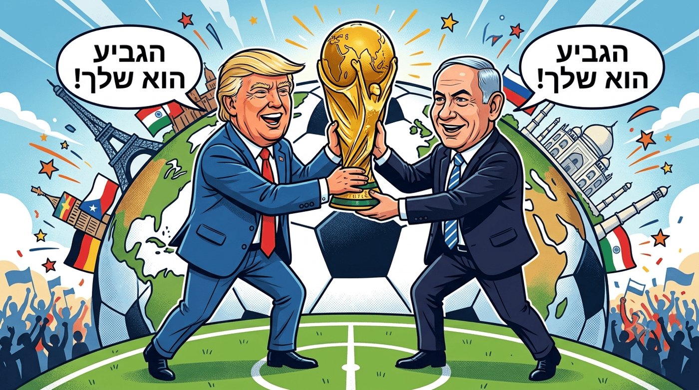 טראמפ ונתניהו זוכים בגביע העולם