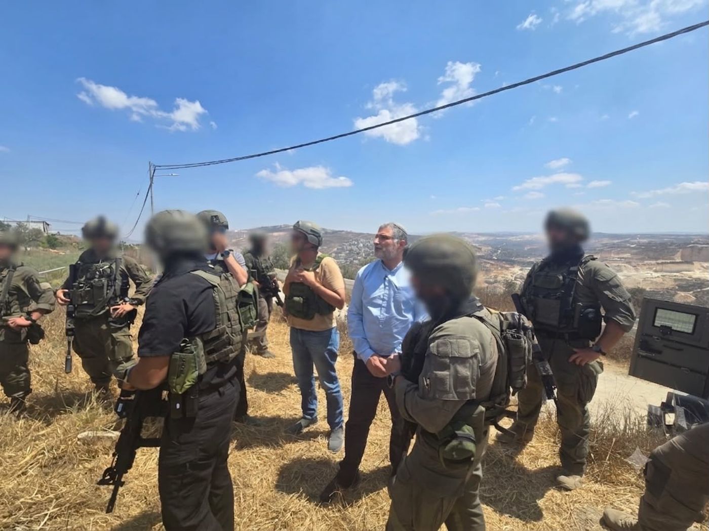 ראש השב"כ בזירת הפיגוע