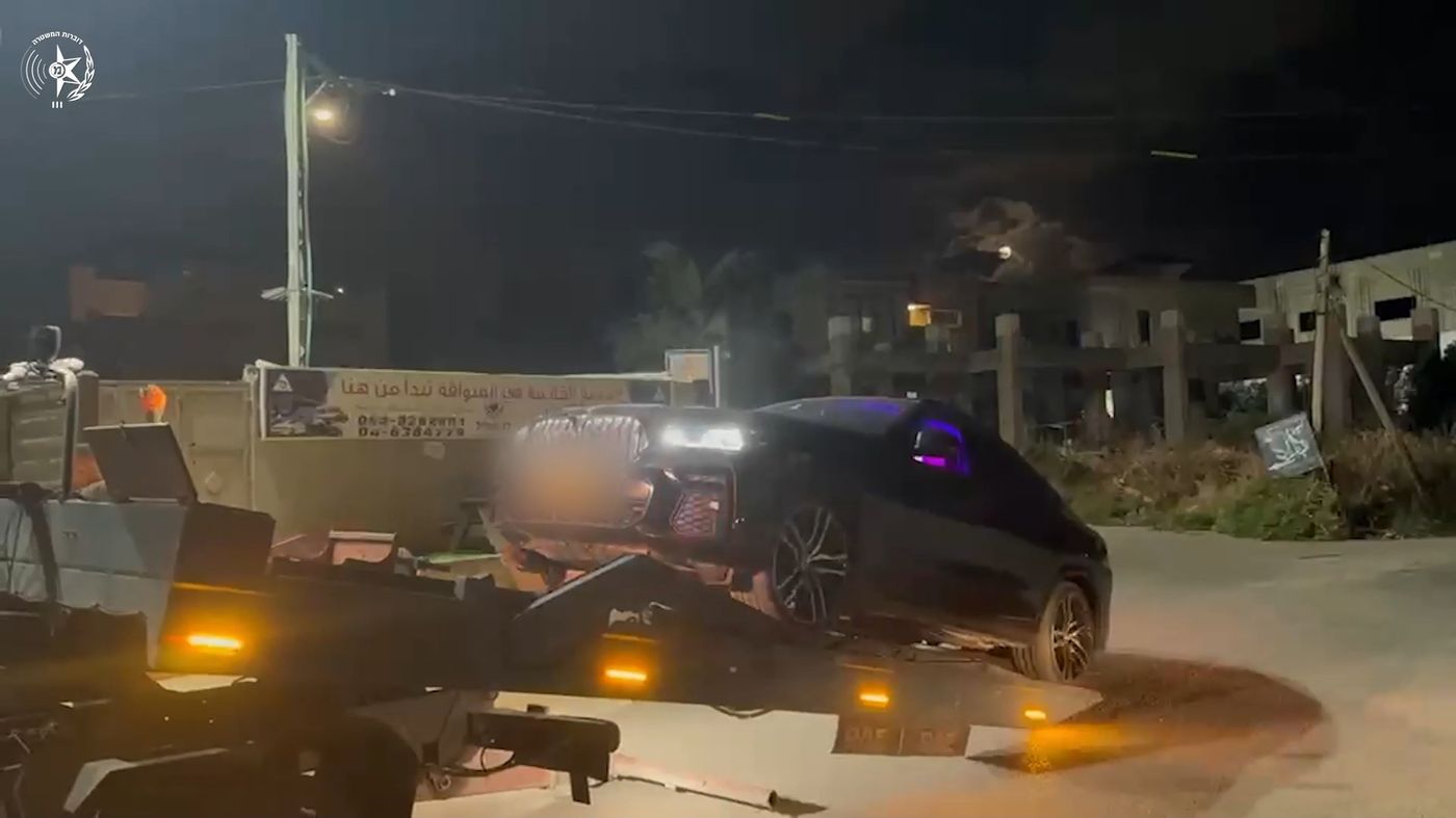 החרמת BMW בבאקה אל גרביה