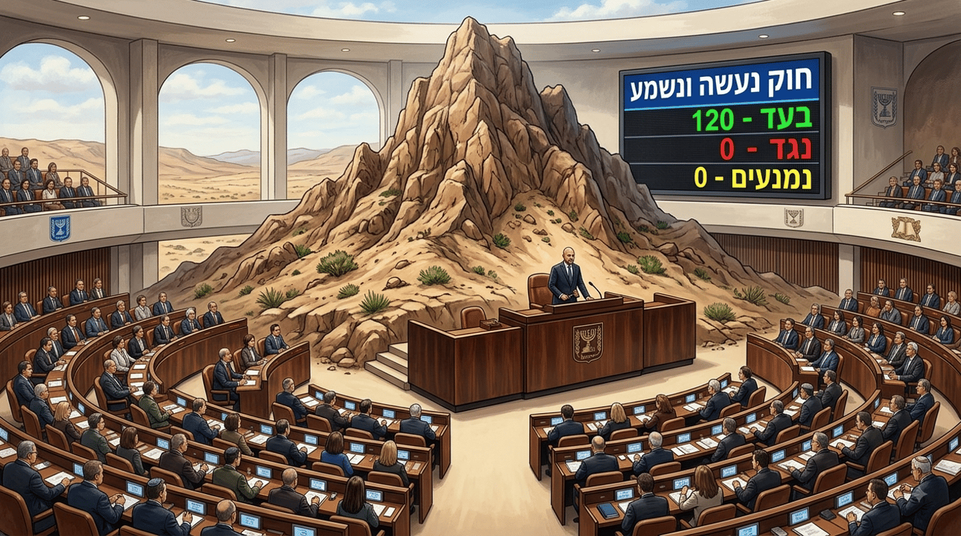 חוק נעשה ונשמע פה אחד