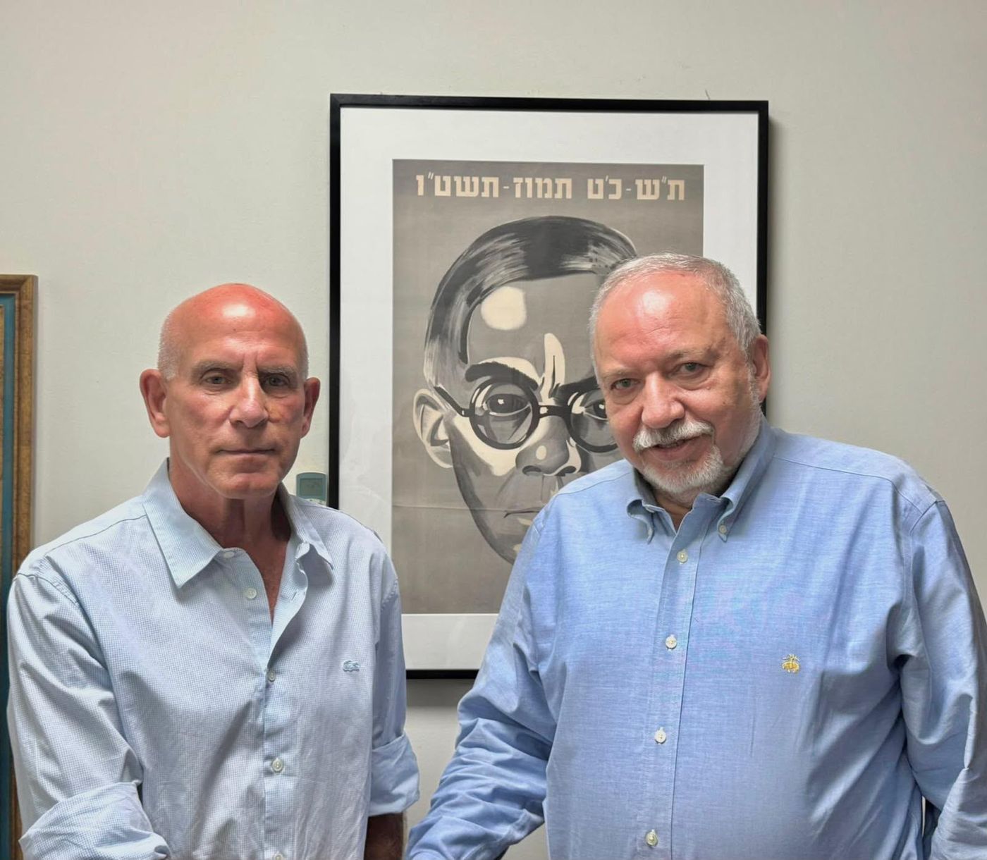 אביגדור ליברמן ודני שחר