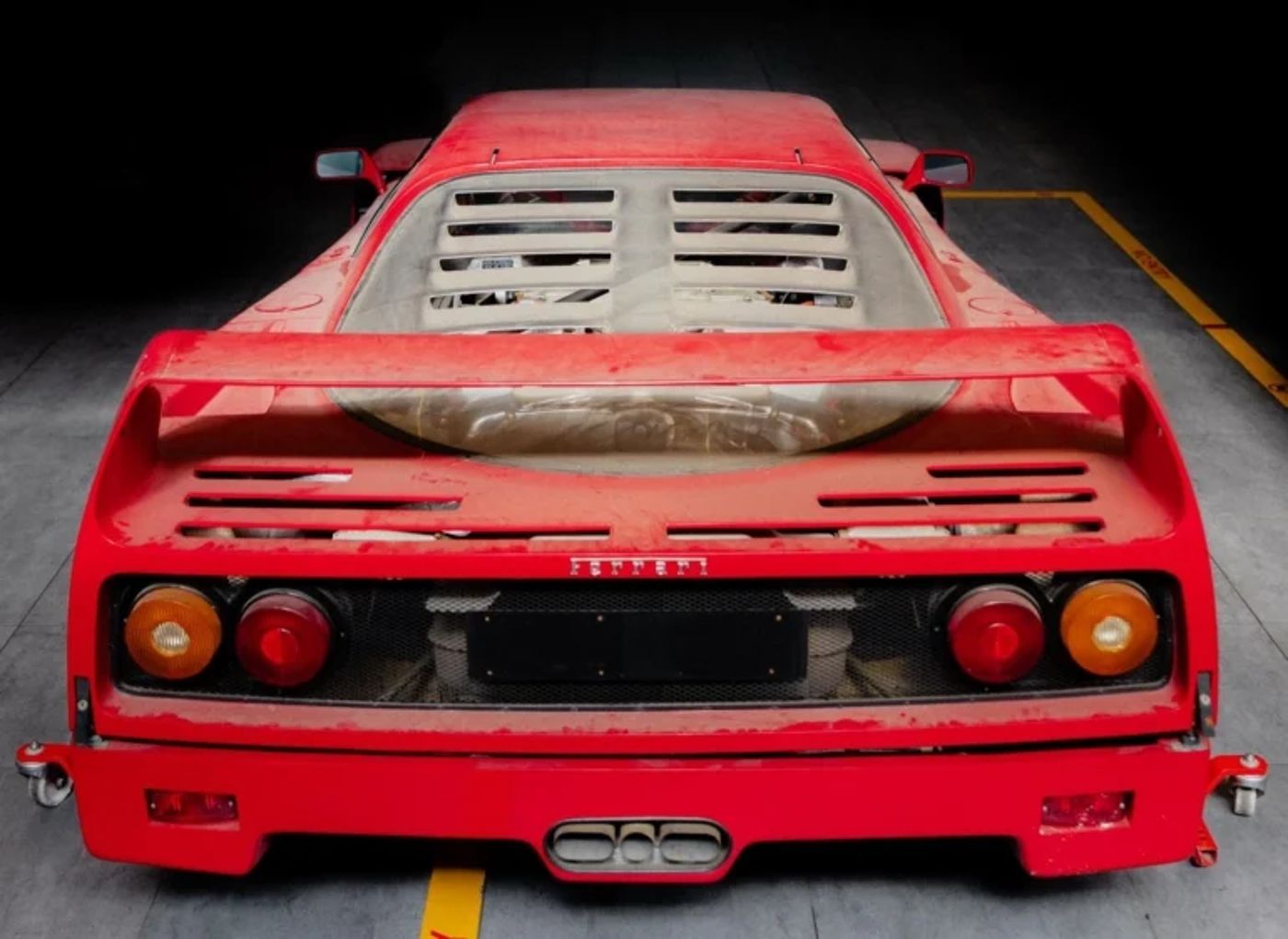 ה-F40 כפי שנמצאה