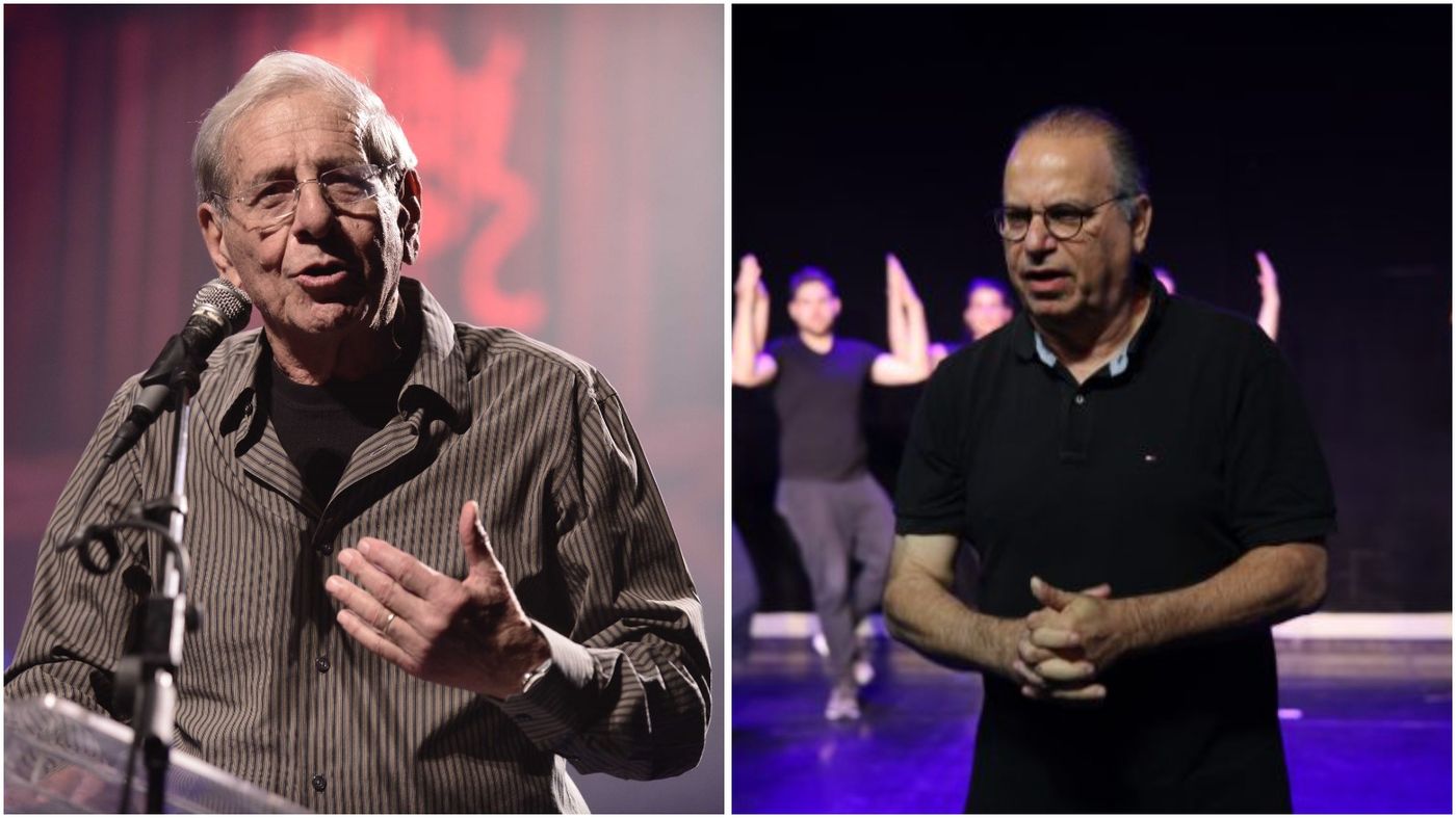 השחקן נתן דטנר יבדל"א והשחקן חיים טופול ז"ל