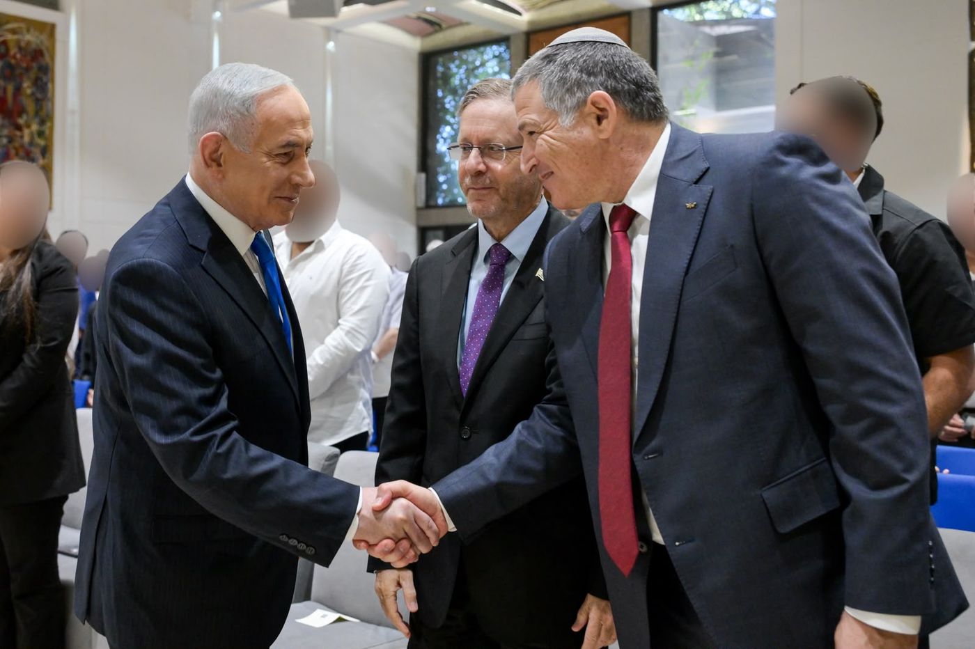 דוד זיני, הרצוג ונתניהו