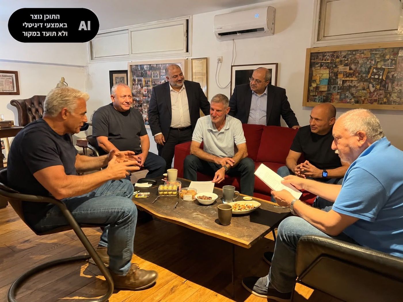 תמונת ה-AI שהעלה נתניהו