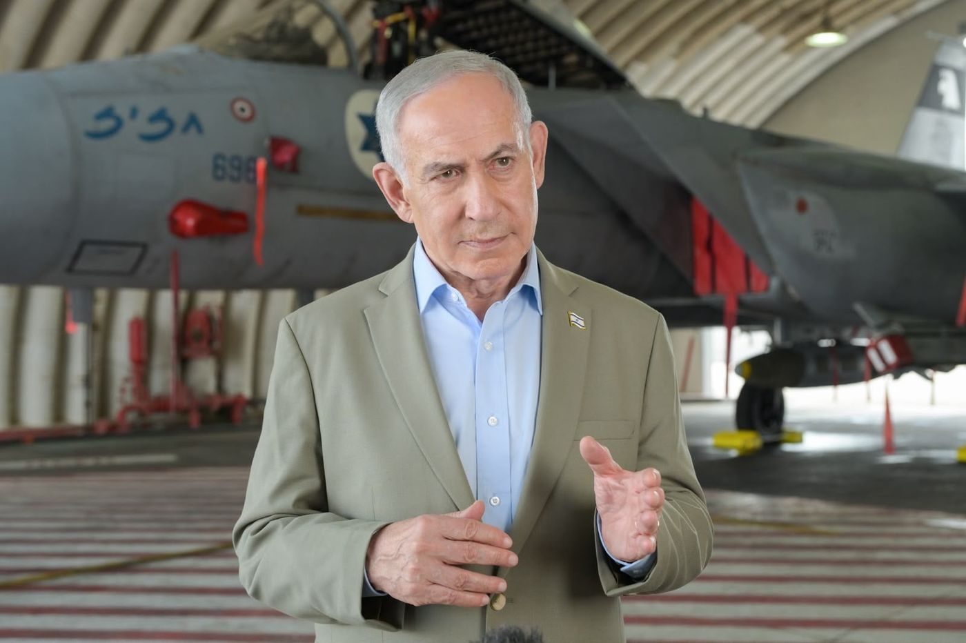 נתניהו בתל נוף
