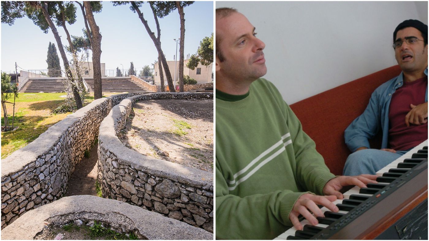 שרים אריאל הורוביץ בגבעת התחמושת