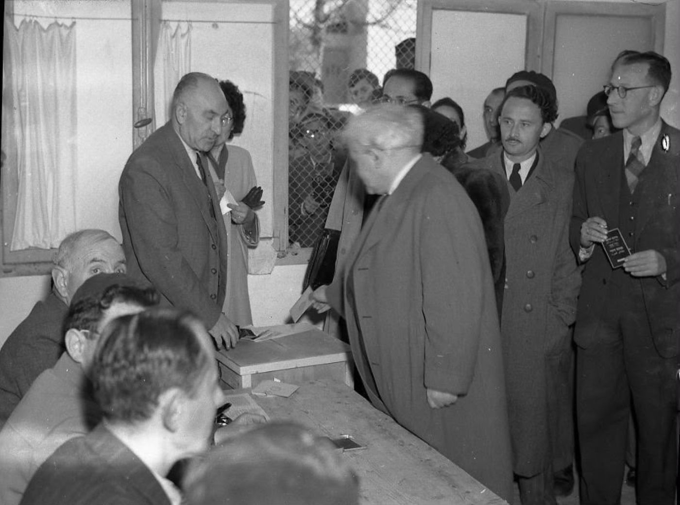בן-גוריון בקלפי 