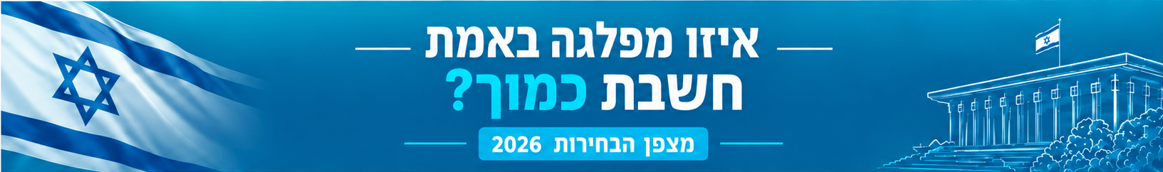 איזו מפלגה באמת חושבת כמוך? — מצפן הבחירות 2026