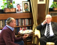 הנשיא ריבלין: "הפלאפל הכי מרגש שאכלתי" #מבצע דוגו