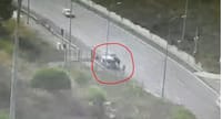 תיעוד התאונה בכביש מספר 1: ירד לכביש ונדרס