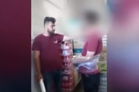 תיעוד מזעזע: עובד ערבי מתעלל בעובד יהודי. צפו