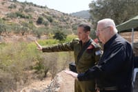 ריבלין במעיין דני: "רואה כאן היום את מורכבות הגזרה"