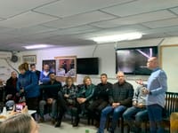 הרקטה שנורתה: בזמן ביקור בני גנץ בקיבוץ נחל עוז
