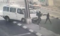 תיעוד דרמטי: הלוחם נדרס, נדקר ונאבק עם המחבל.צפו