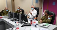 גנץ בצפון: "ישראל תדרוש אחריות מסוריה ולבנון"