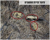 זירת המטענים בגבול סוריה