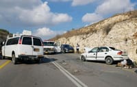 תאונת דרכים קשה ליד יצהר; בן 20 פצוע קשה