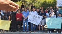 המשותפת מפגינה נגד חוק האזרחות: "חוק גזעני"