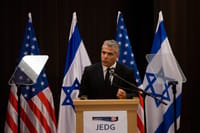 הבחנתם? הטעות הקטנה של לפיד בברכתו לארה"ב