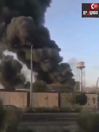 דיווח באיראן: שריפה פרצה במחסן סמוך לטהרן