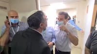 מהומה בבי"ח קפלן: איימן עודה דוחף את בן גביר | צפו
