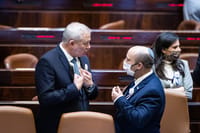בנט וגנץ במליאה