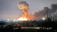 פיצוץ בקייב, הבוקר, קרדיט: משרד נשיא אוקראינה