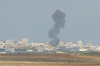 צה"ל תקף יעדים של חמאס בעזה. צפו בתיעוד