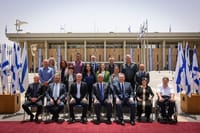 משיאי המשואות בטקס בכנסת