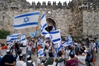המצעד לבניית בית המקדש שארגנו הרב קוק ואוסישקין