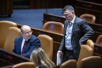 סער ובנט במליאת הכנסת