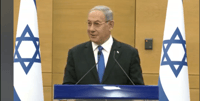 עוד לא התרגל? צפו: נתניהו "שכח" מי נשיא ארה"ב