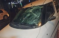 הרכב של החשוד באמצעותו דרס עפ"י החשד את בני משפחתו