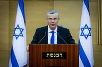 יריב לוין (אוליביה פיטוסי: פלאש 90)