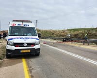 זירת התאונה.