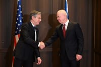 גלנט לבלינקן: ביקורך בישראל מעביר מסר לאויבינו