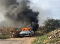 השב"כ עצר תושב מעלה אפרים בחשד להצתת רכב פלסטיני