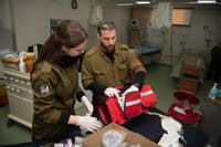המשלחת הישראלית פתחה בטורקיה בי"ח שננטש. צפו