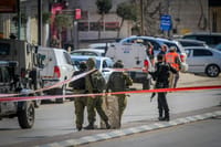 הכביש הצר בחווארה (נאסר אישתייה/פלאש90)