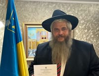 הרב אסמן קיבל אות הוקרה מיוחד על פעולותיו בקייב