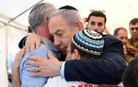 לראשונה בלחימה: נתניהו הגיע לנחם משפחה שכולה