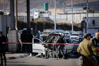 המחבלים פתחו באש לעבר המחסום: תיעוד מהפיגוע