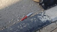 סכין המחבל (דוברות המשטרה)