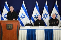 נתניהו, גנץ וגלנט
