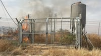 חשד להצתה בבקעה: שריפה משתוללת בישוב חמדת